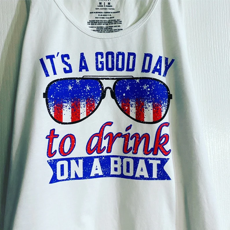 Its a good day to drink on a boat ver 2 DTF TRANSFER