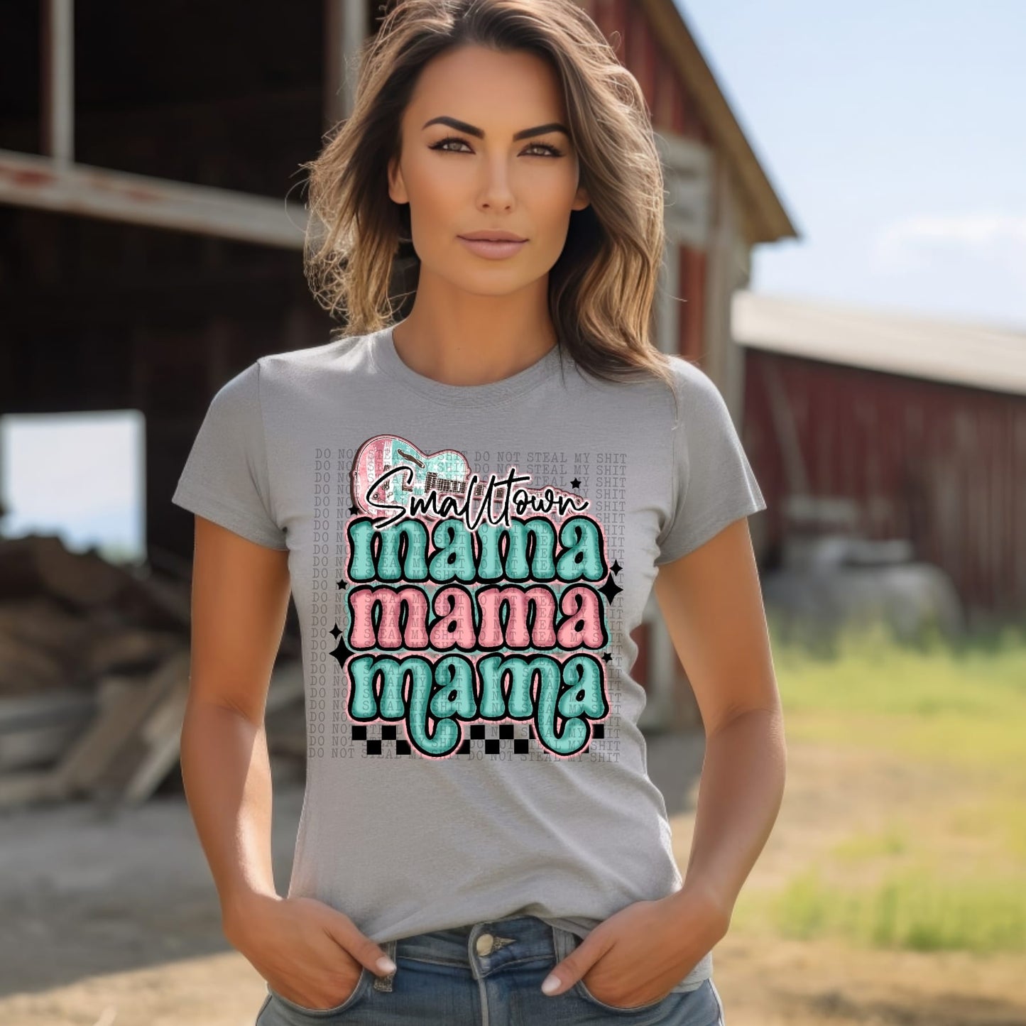 Small Town mama DTF Transfer