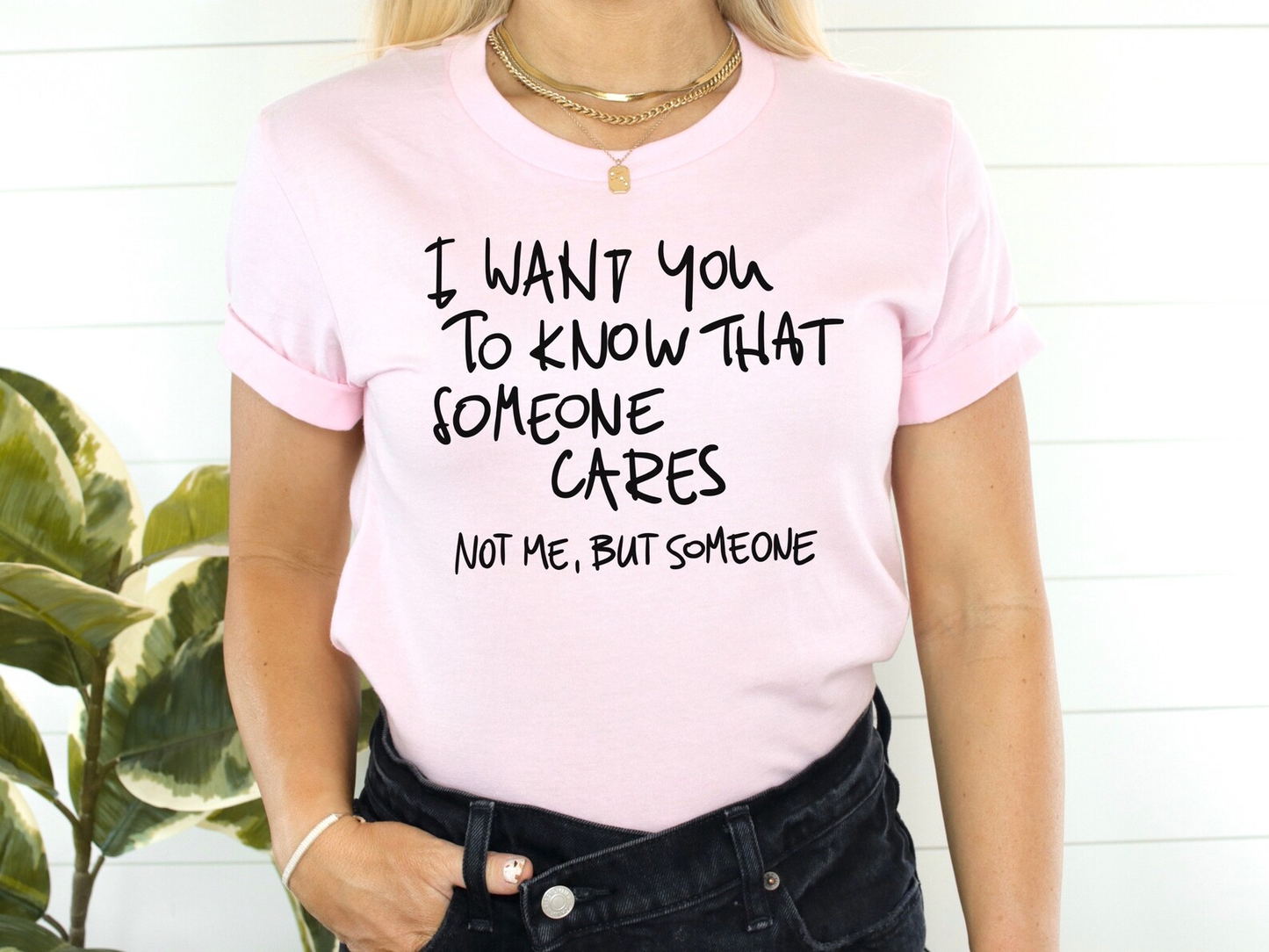 Faith I want you to know that someone cares DTF TRANSFER