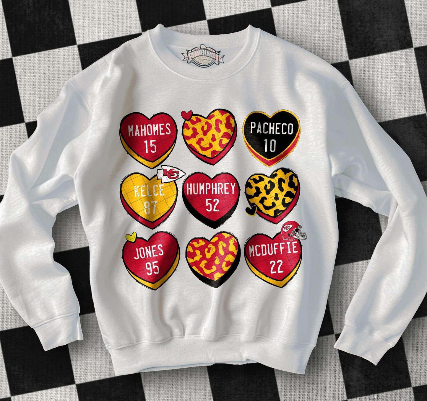Kansas City 2025 9 hearts DTF Transfer
