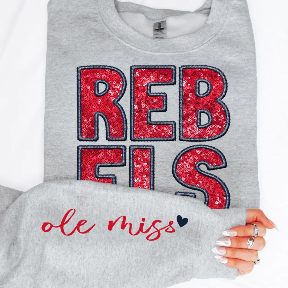 Rebels Faux sequin DTF TRANSFER
