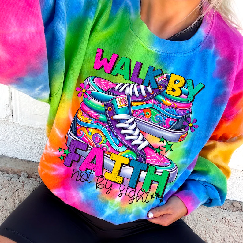 Walk by Faith Not by Sight DTF TRANSFER