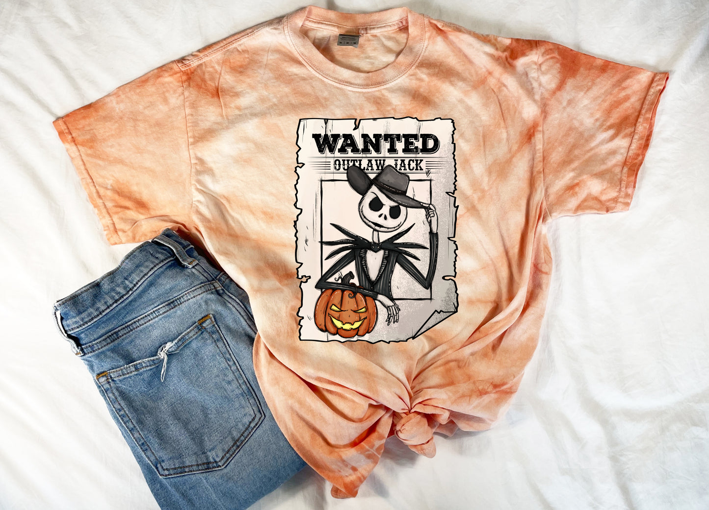 Halloween Jack wanted DTF Transfer