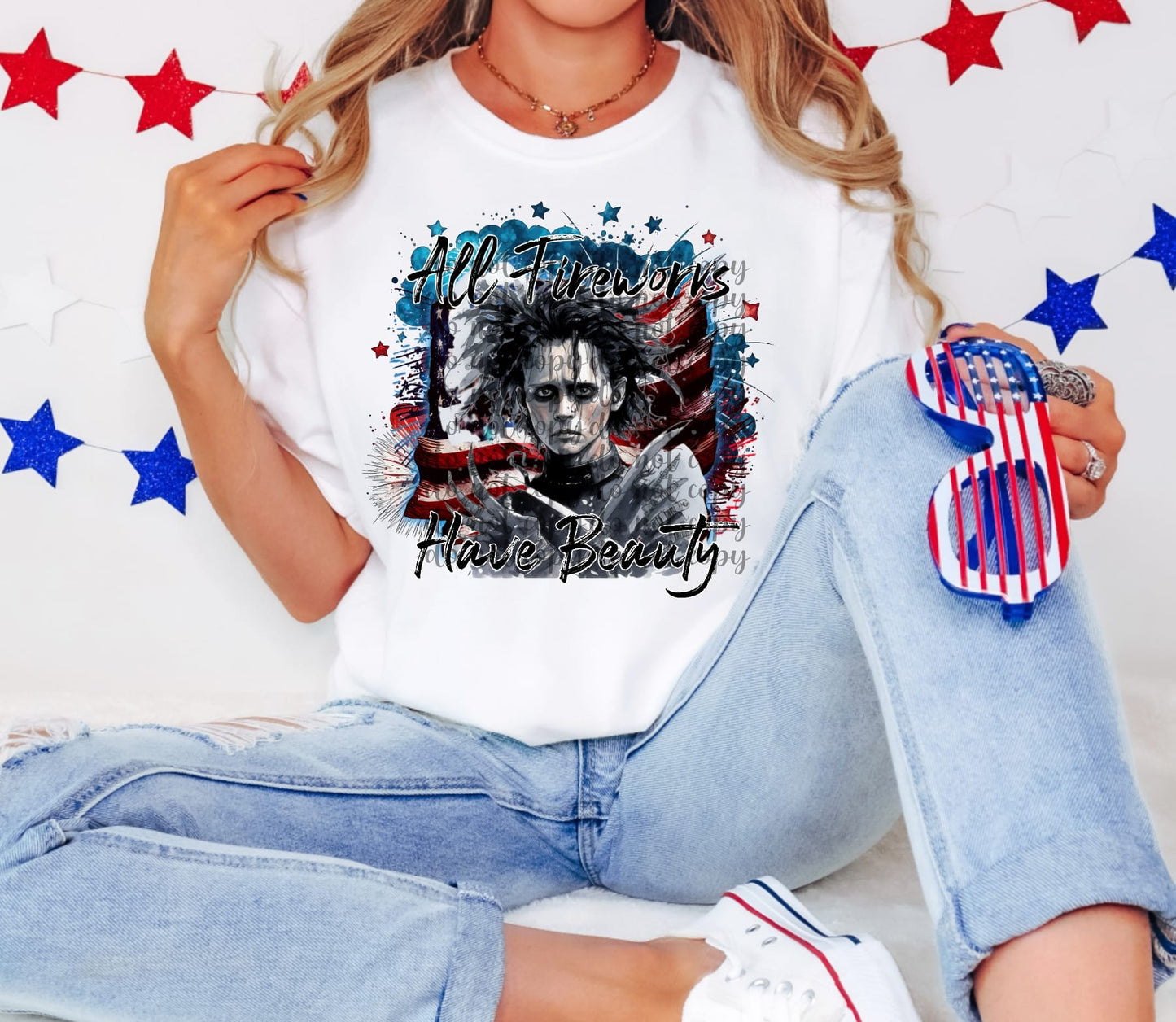 4th of July Horror All fireworks have beauty DTF Transfer