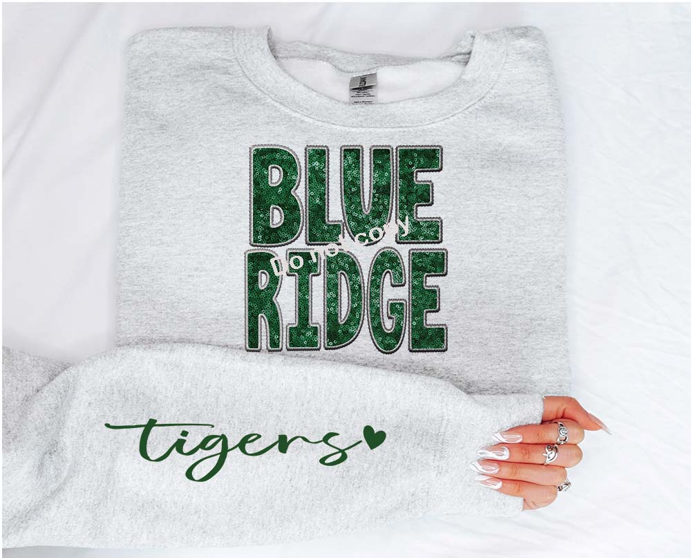 Blue ridge Faux sequin DTF TRANSFER