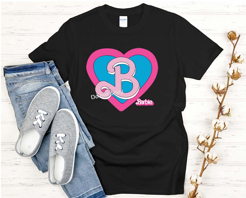 DOLL B with heart DTF TRANSFER