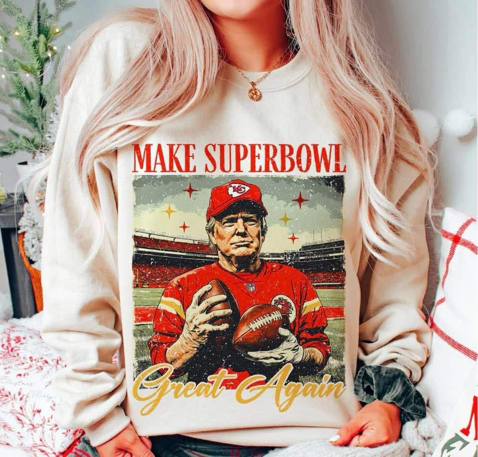 Super Bowl Kansas City 2025 TRUMP DTF Transfer