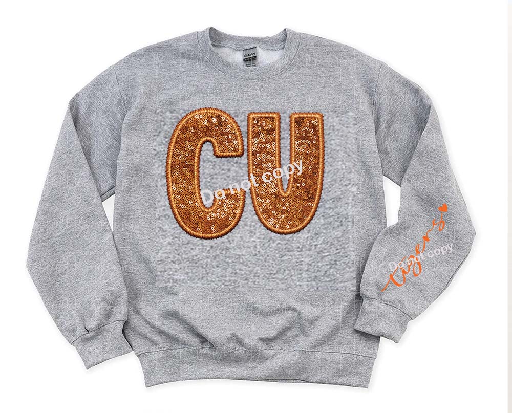 CU Faux sequin DTF TRANSFER