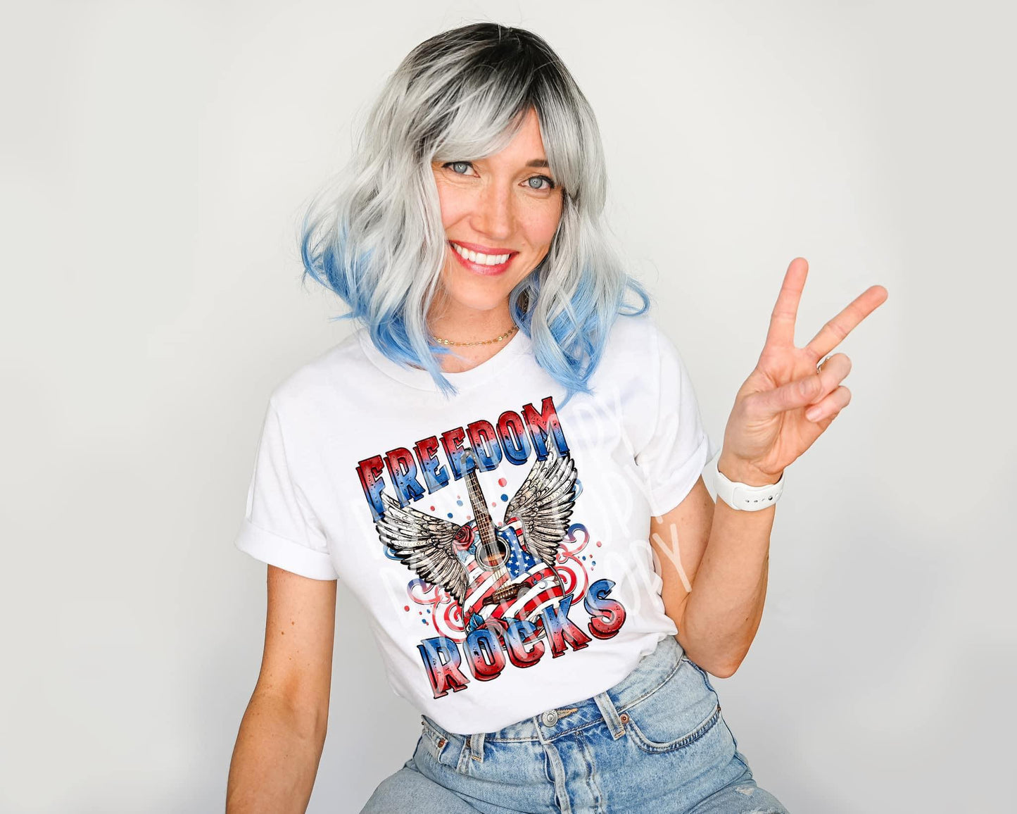 4th of July Freedom Rocks DTF Transfer
