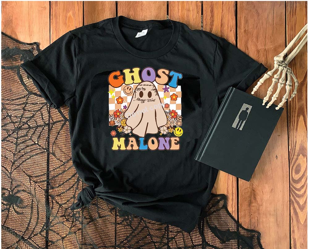 Halloween ghost malone DTF Transfer