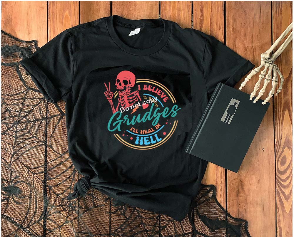 Halloween I beleive in grudges DTF Transfer