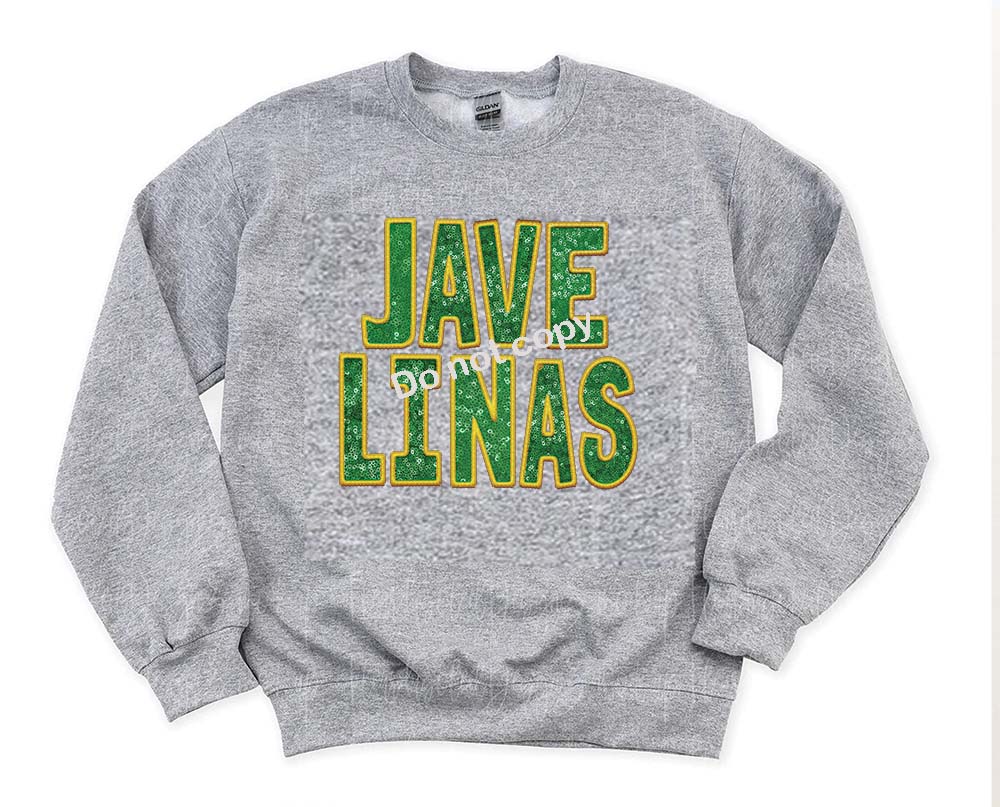 Javelinas Faux sequin DTF TRANSFER