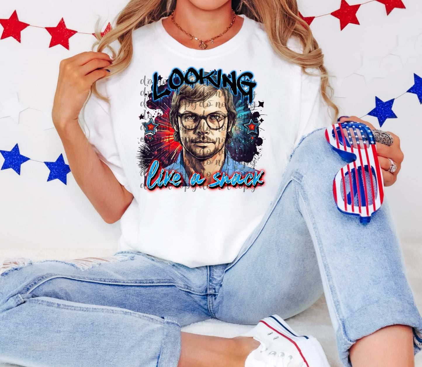 4th of July Horror Looking like a snack DTF Transfer