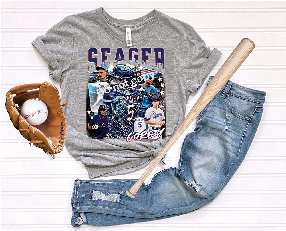 Rangers Seager DTF Transfer