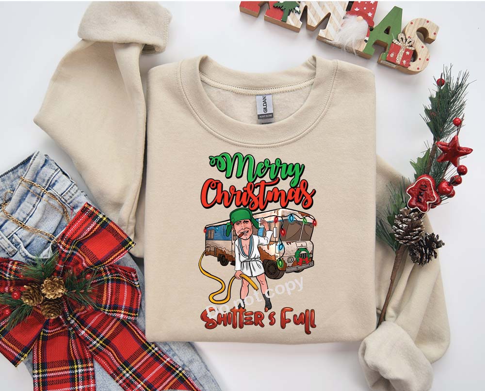 Christmas shitters full DTF Transfer
