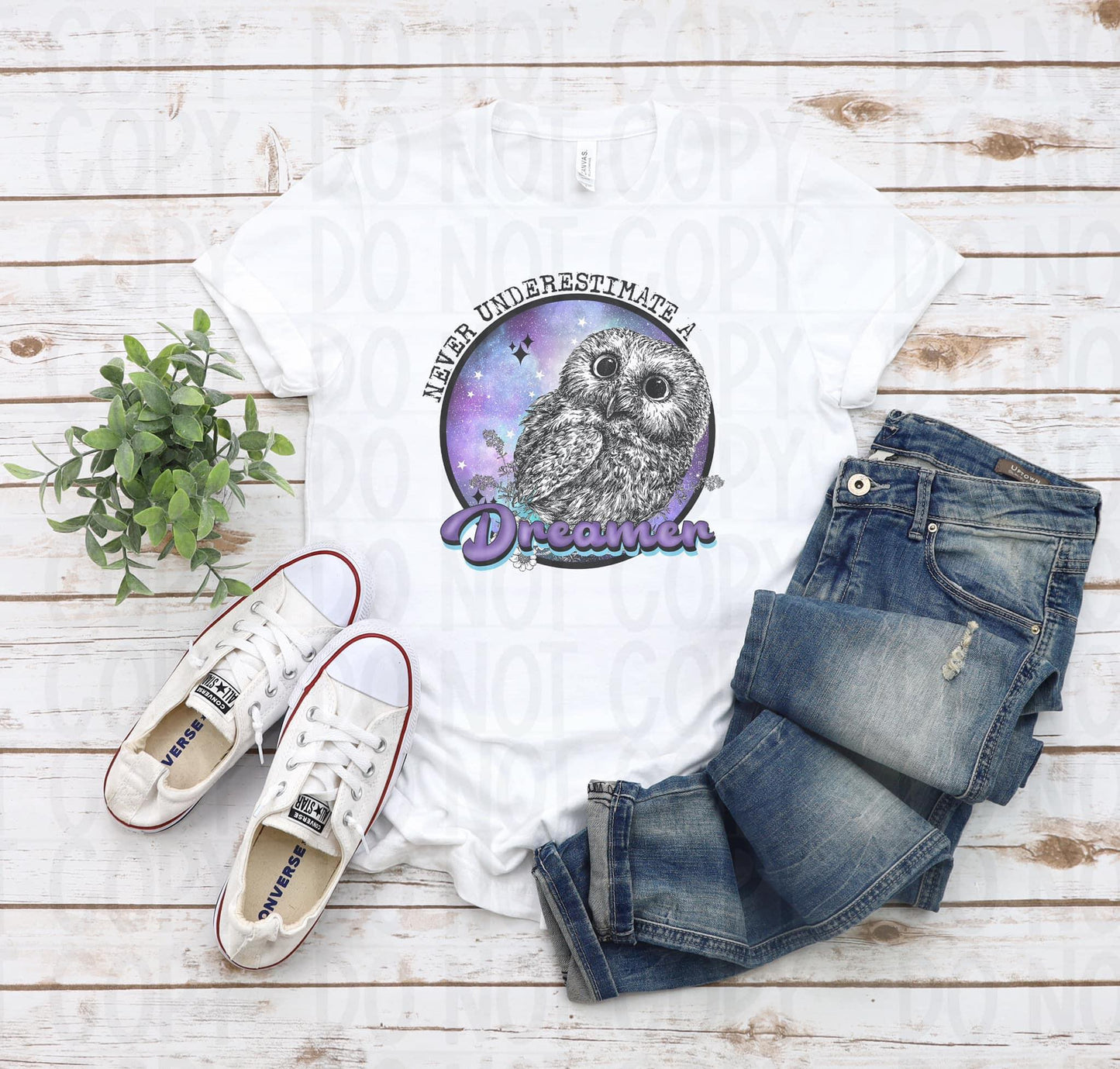 Never underestimate a dreamer DTF Transfer