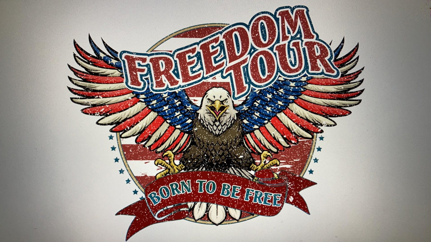 4th of July Freedom Tour DTF Transfer