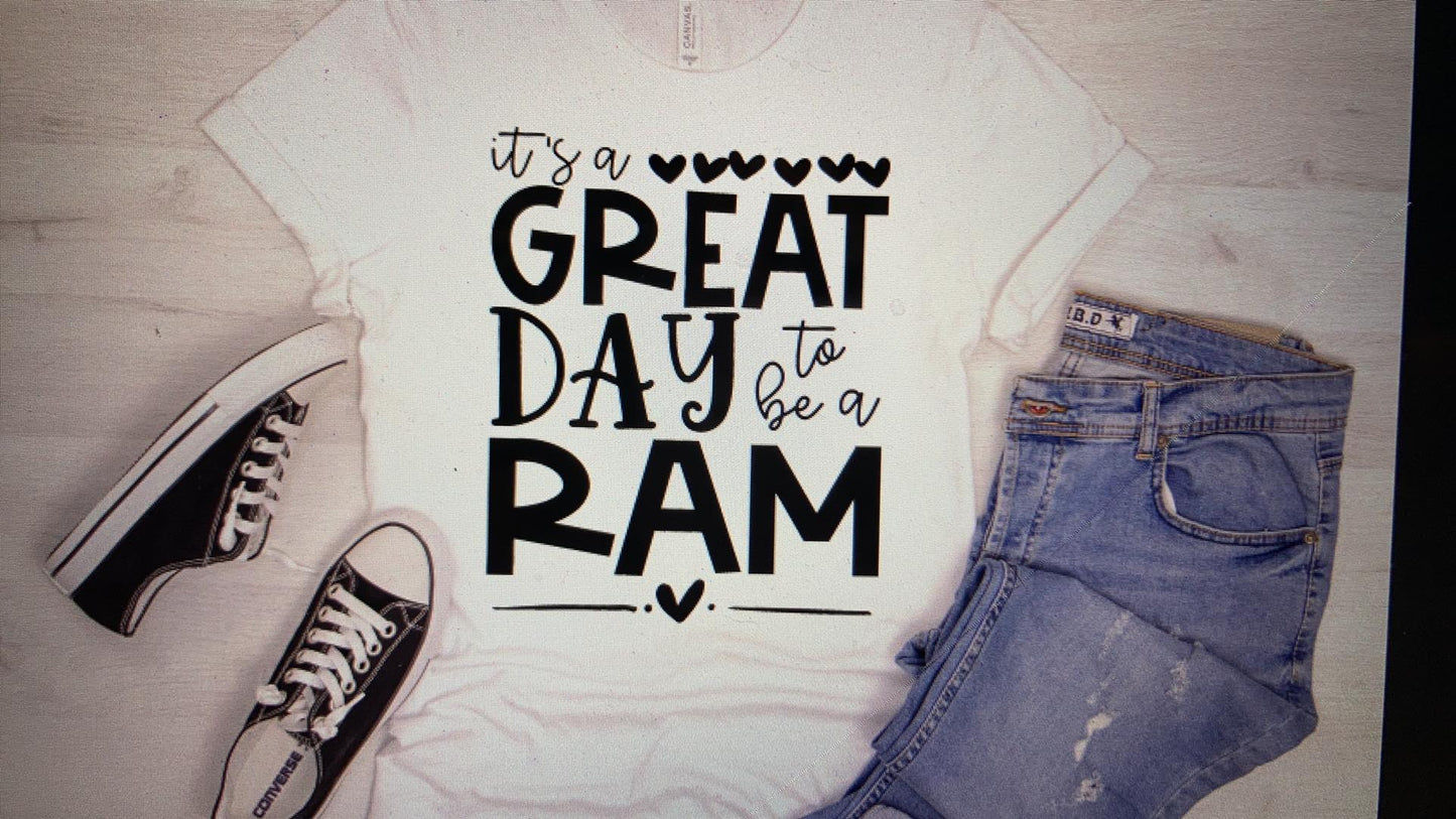 Mascot Its a great day to be a Ram DTF Transfer