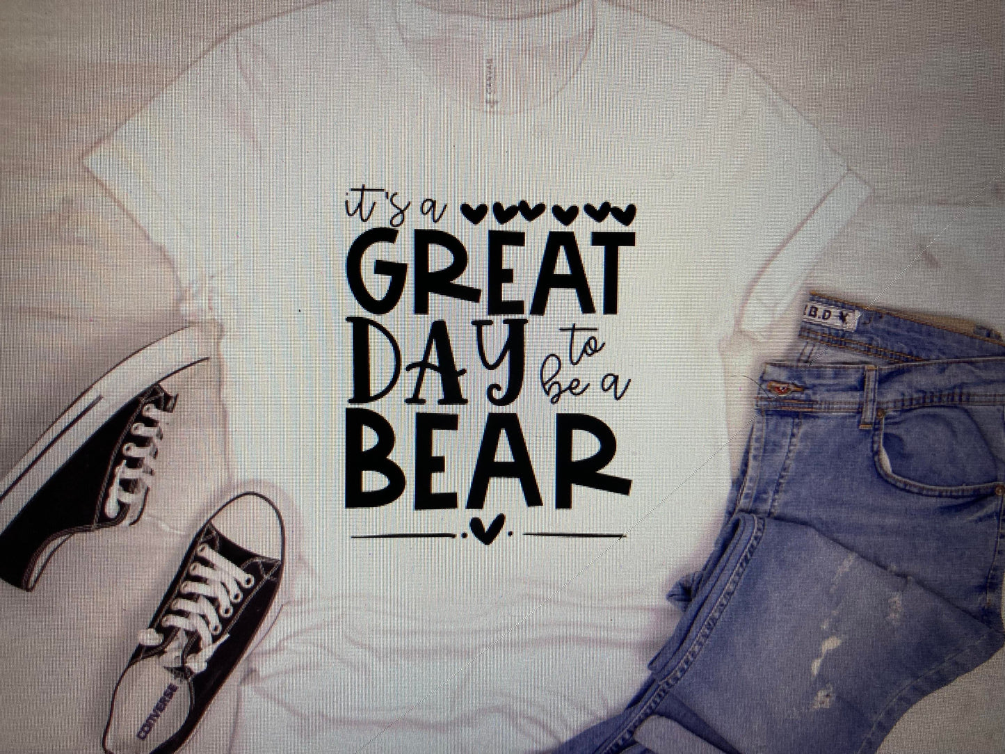 Mascot Its a great day to be a Bear DTF Transfer