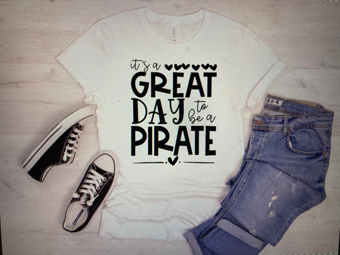 Mascot Its a great day to be a Pirate DTF Transfer