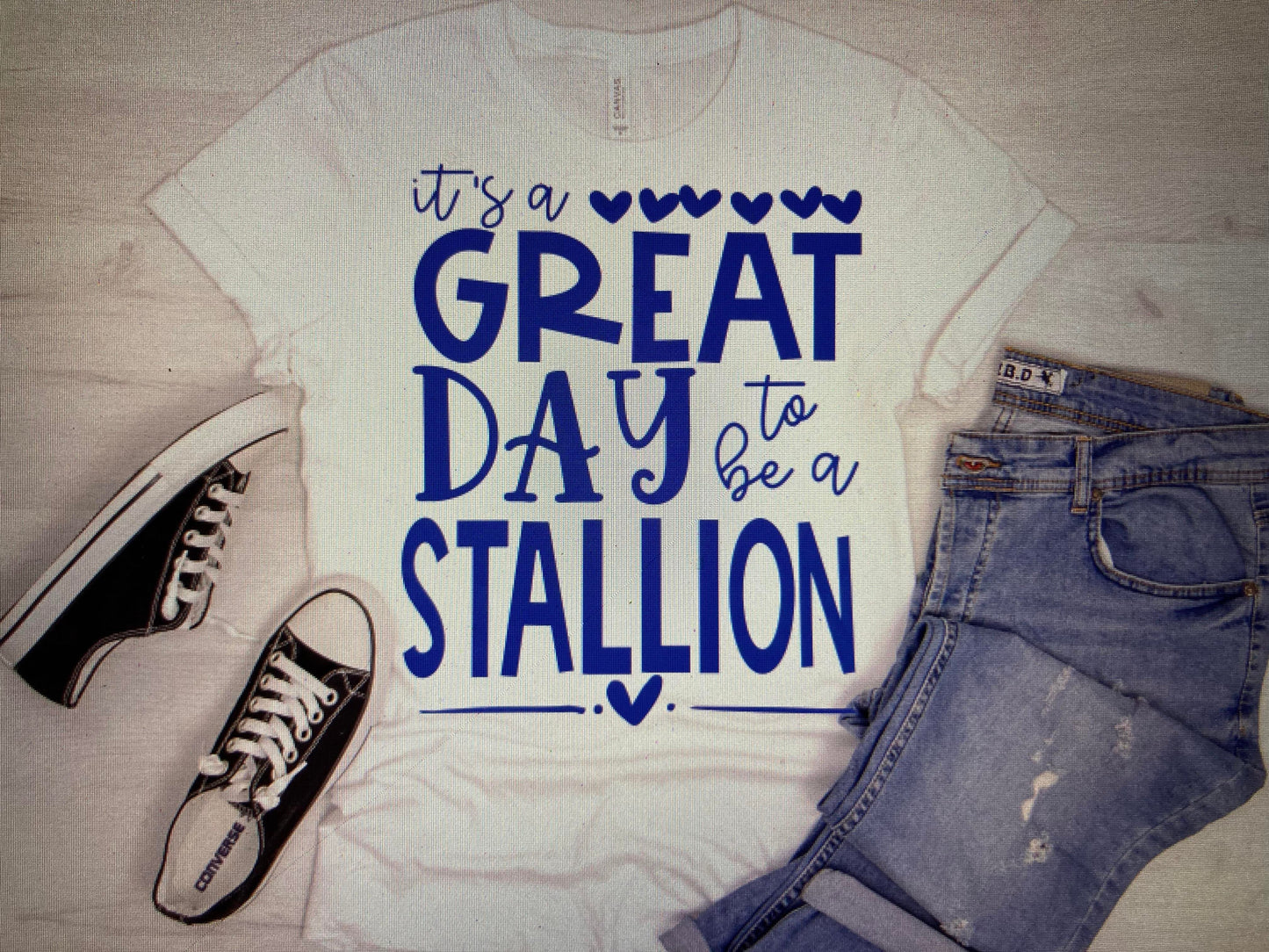 Mascot Its a great day to be a Stallion DTF Transfer