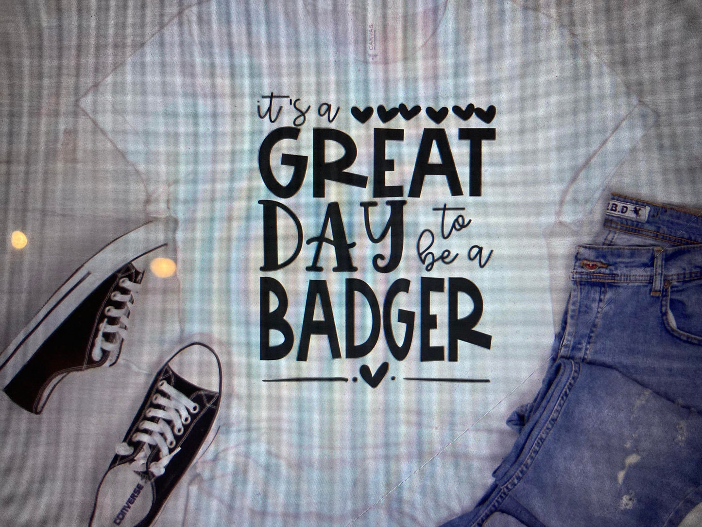 Mascot Its a great day to be a Badger DTF Transfer