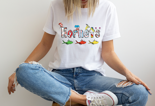 Dr Seuss font Hornets DTF TRANSFER