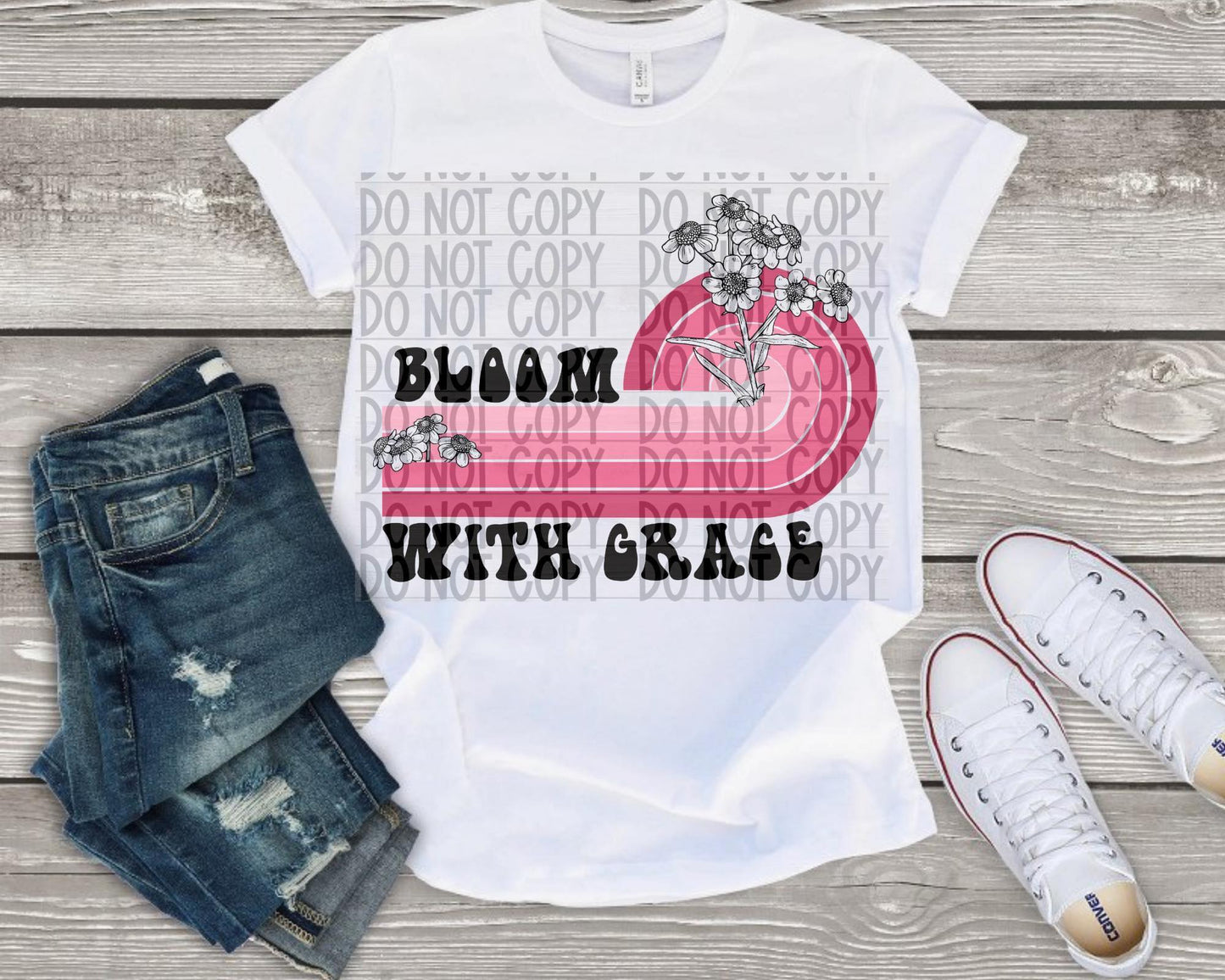 BLOOM WITH GRACE DTF TRANSFER