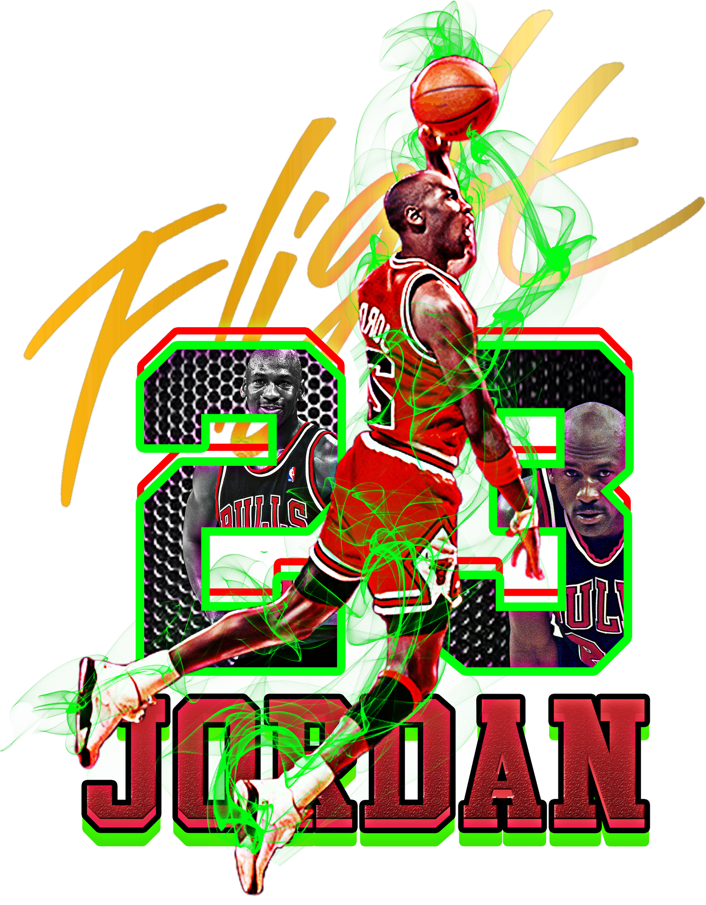 Flight Jordan 23 DTF Transfer