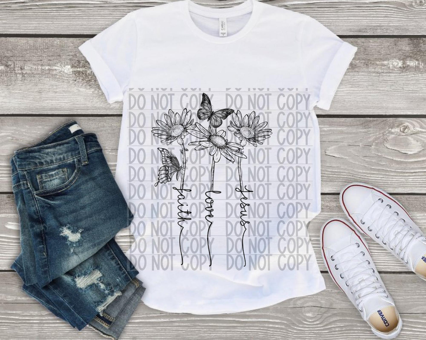 FAITH LOVE DTF TRANSFER