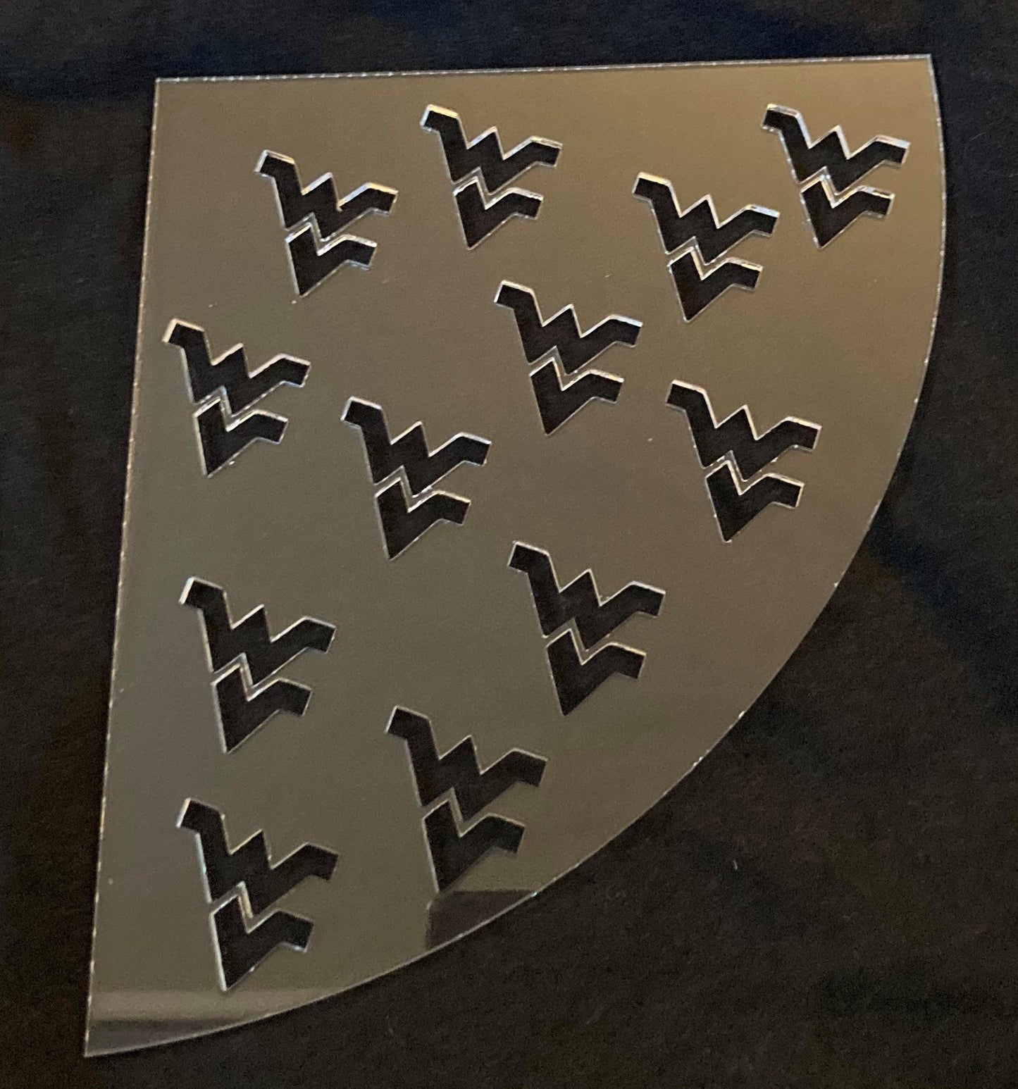 1/8" Acrylic Stencil Sleeve Flying WV