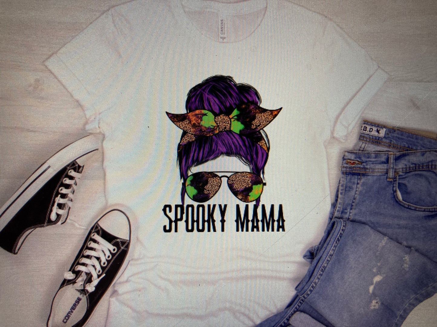 Halloween Spooky Mama DTF Transfer