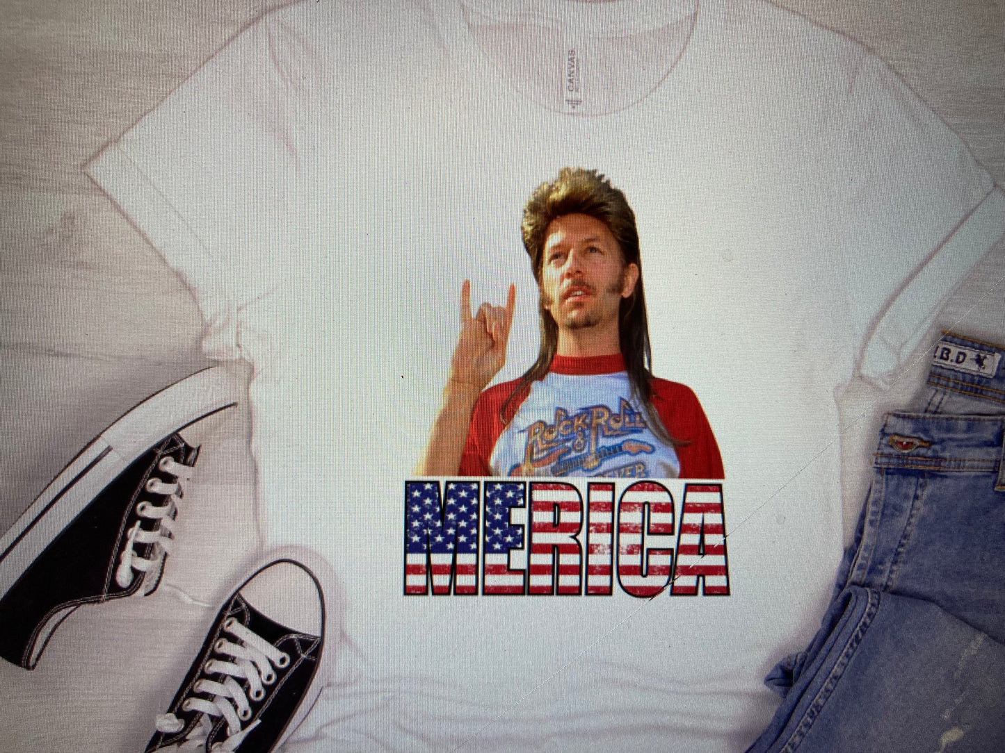 Joe Dirt Merica DTF Transfer