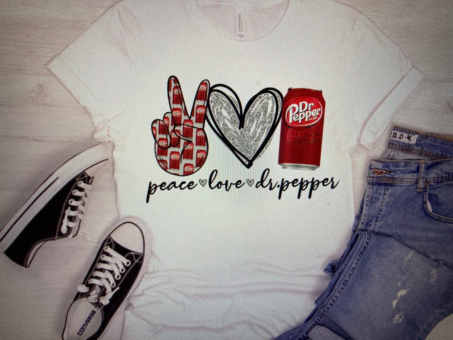 Peace love Dr pepper DTF Transfer