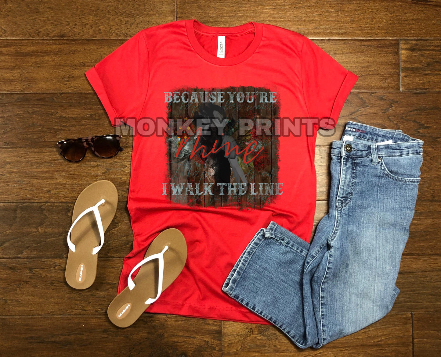 I walk the line DTF TRANSFER