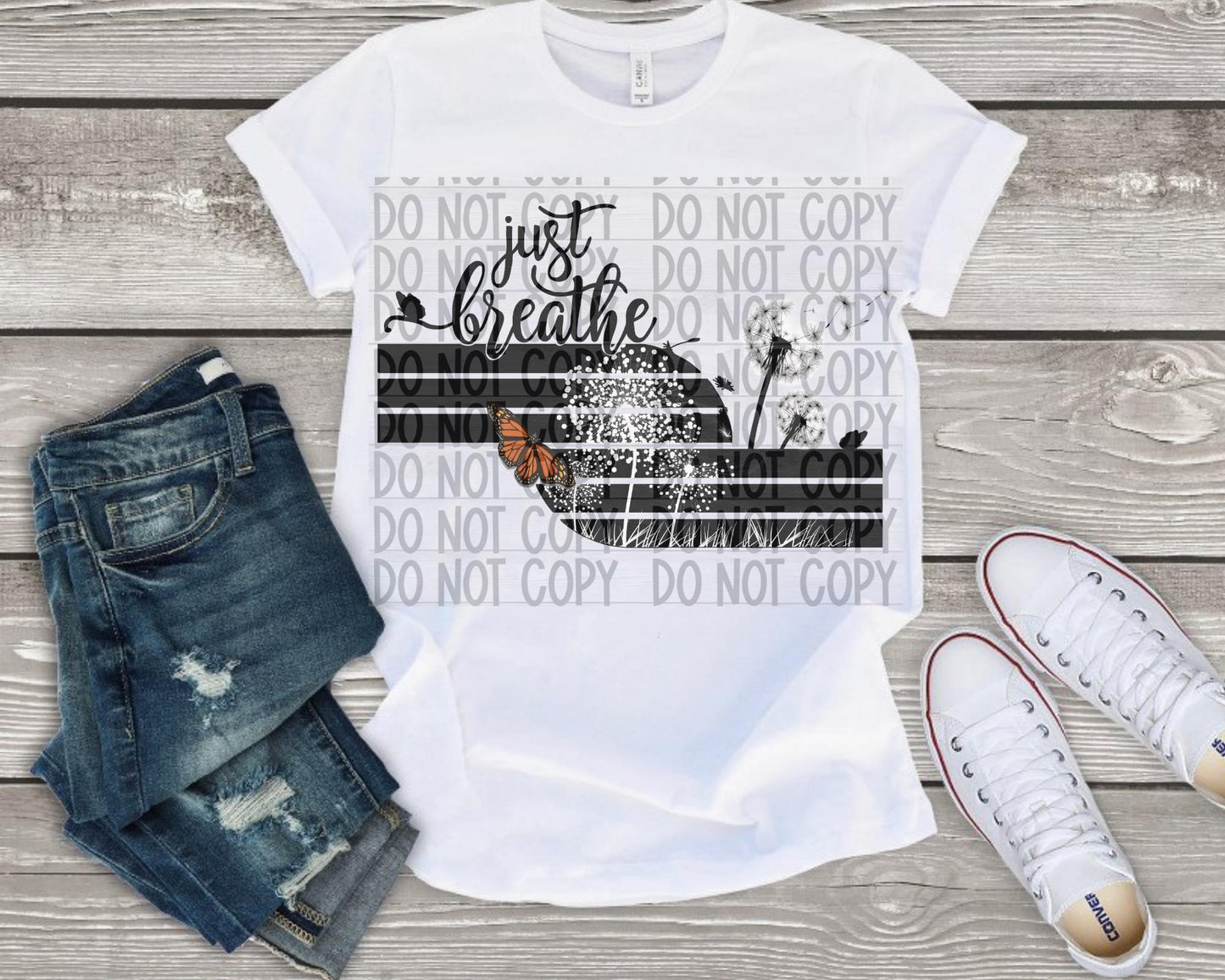 Just Breathe DTF TRANSFER