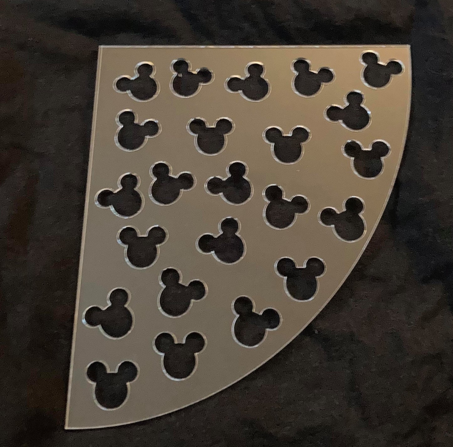 1/8" Acrylic Stencil Sleeve Mickey Mouse