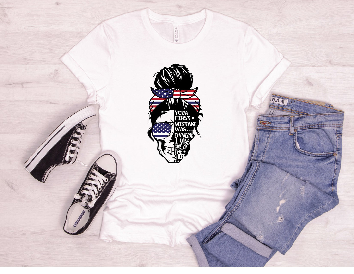 Mistake Messy bun DTF Transfer