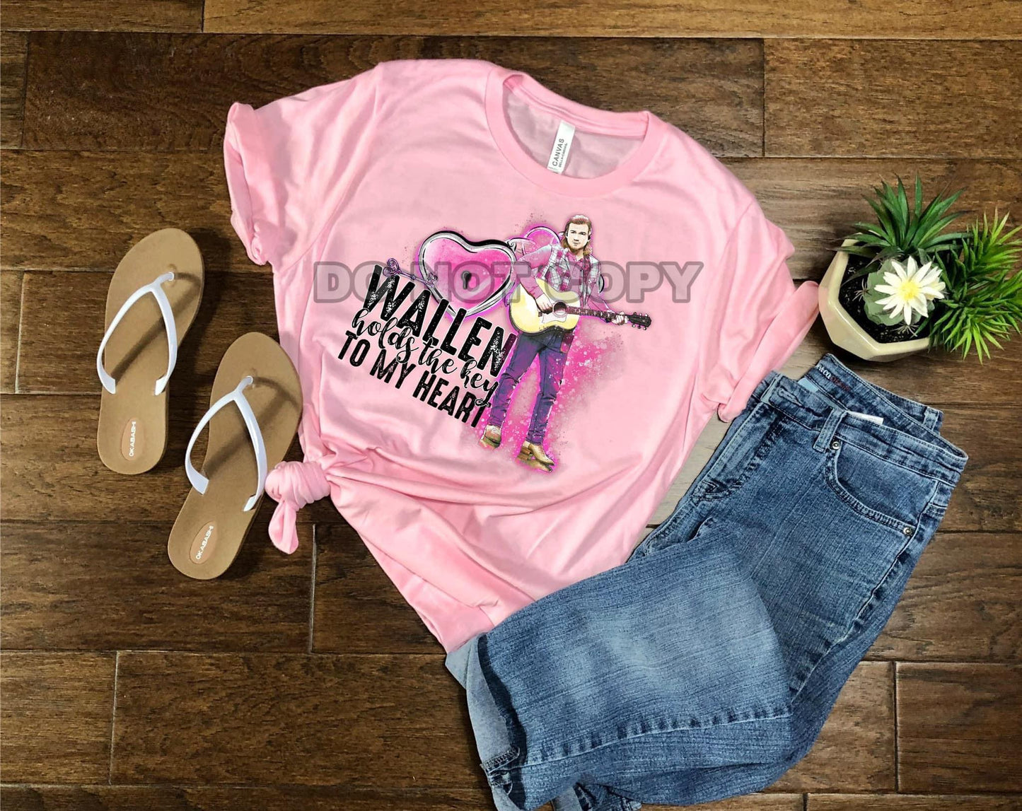 Wallen Key to my heart DTF TRANSFER