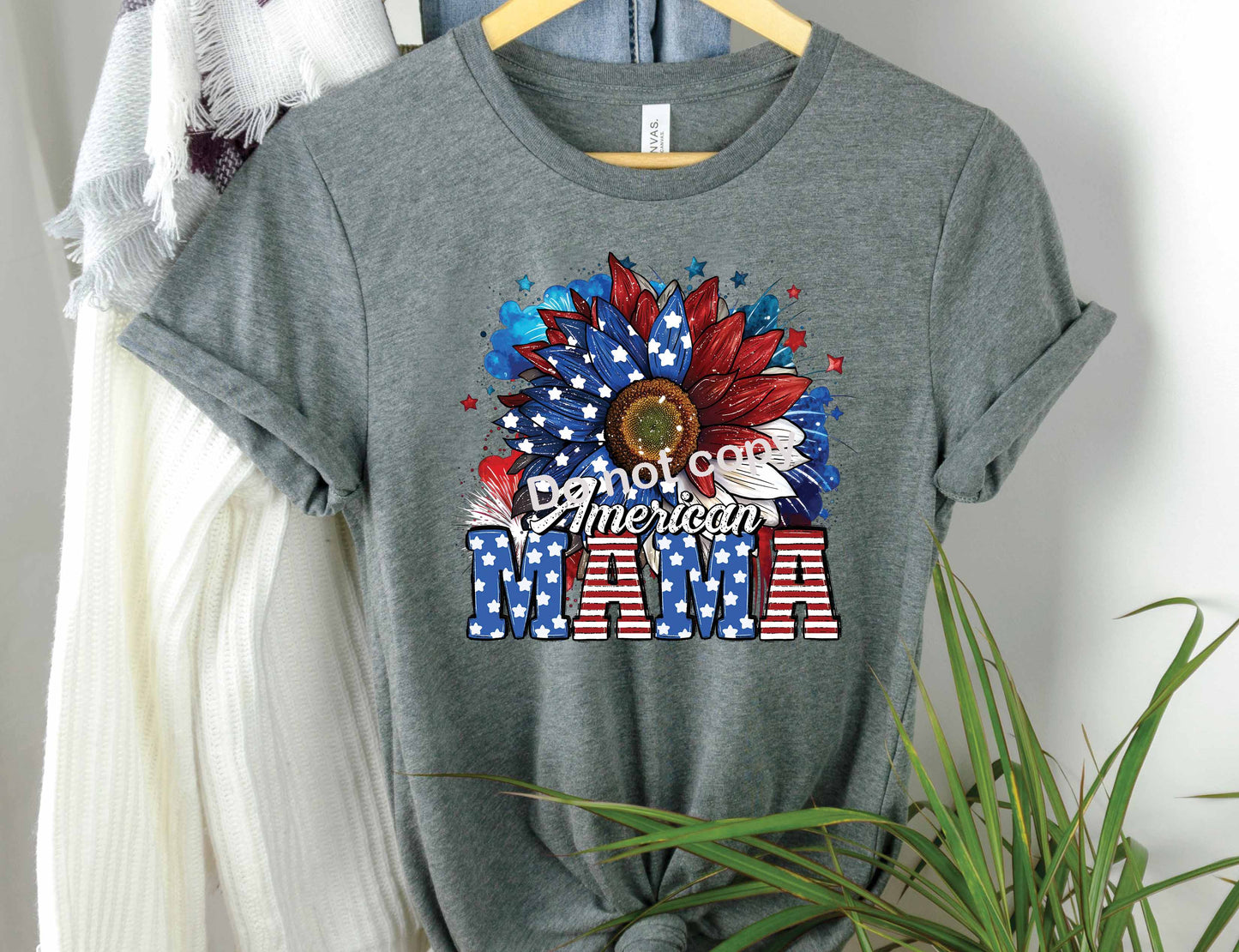 4th of July American mama DTF Transfer