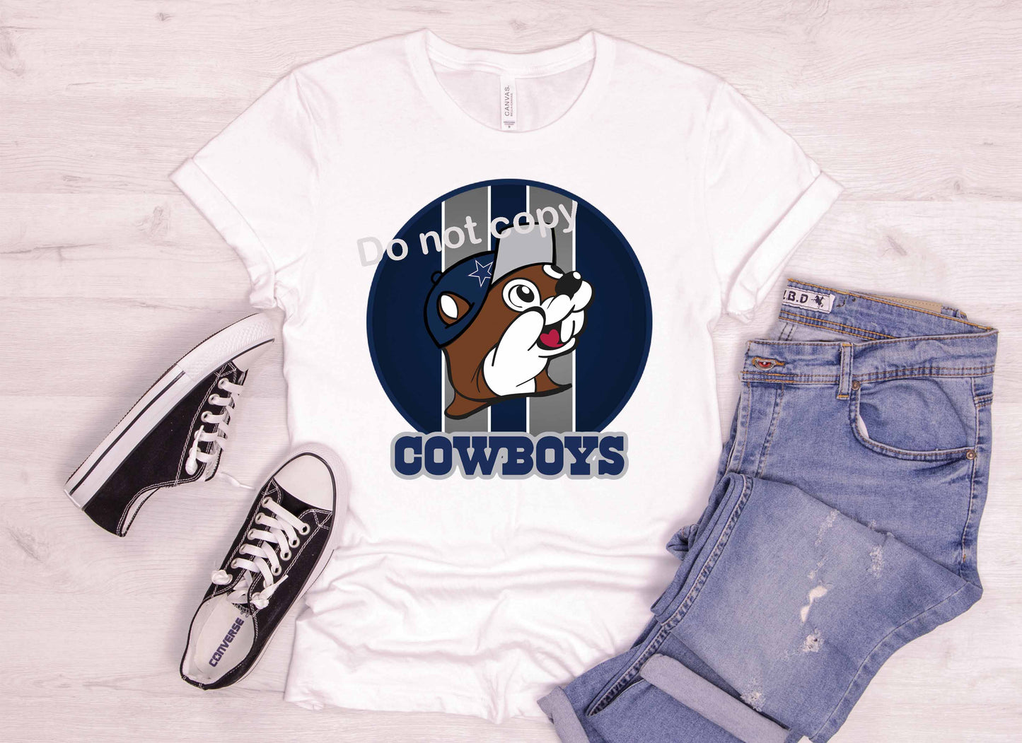 Beaver Cowboys with stripes DTF Transfers