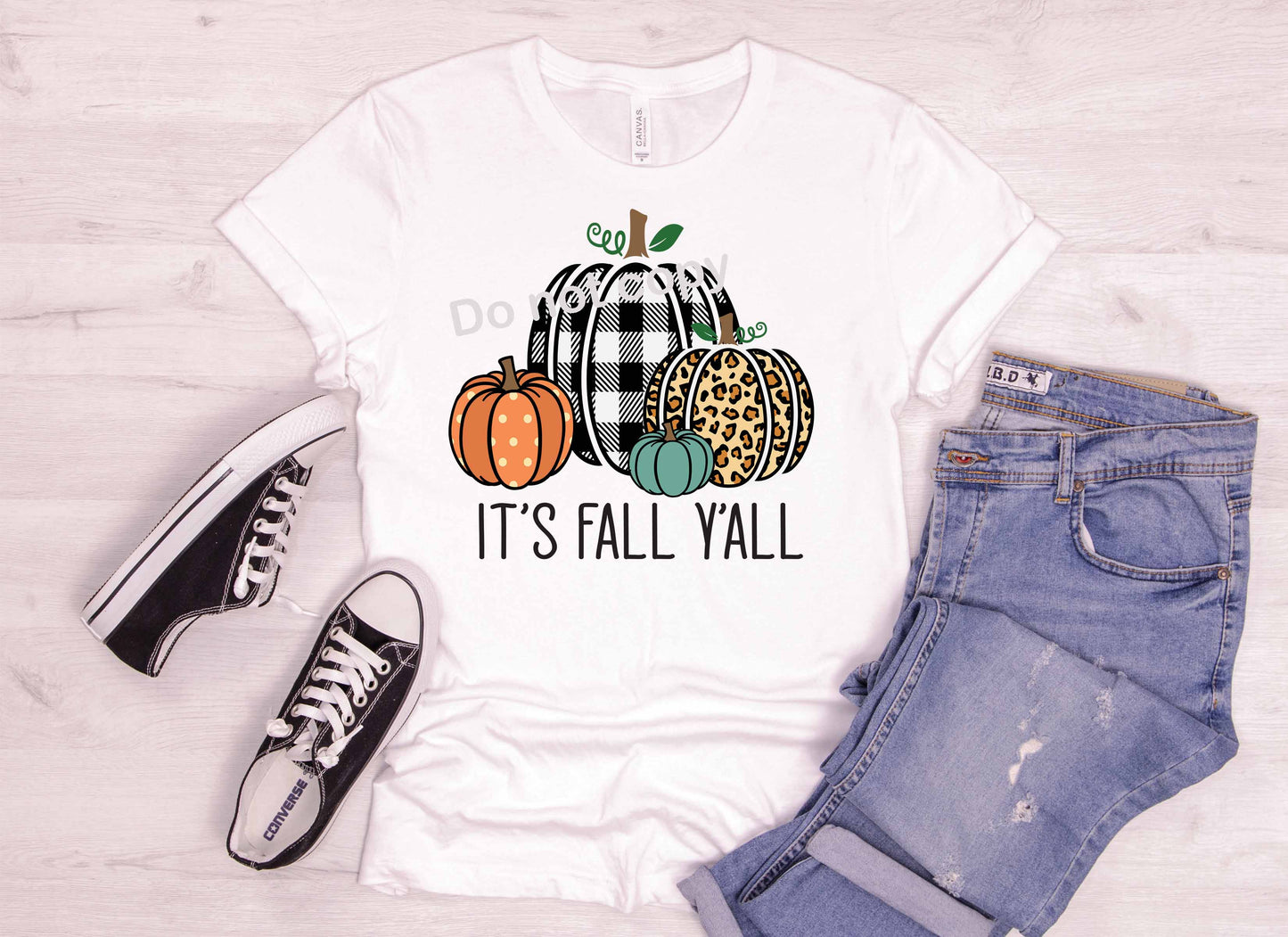 Thanksgiving Its fall Yall DTF Transfer