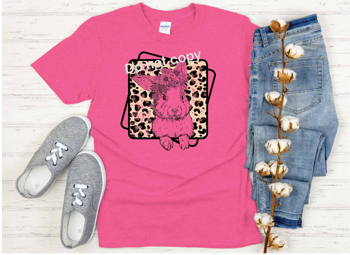 Easter Bunny Leopard DTF Transfer