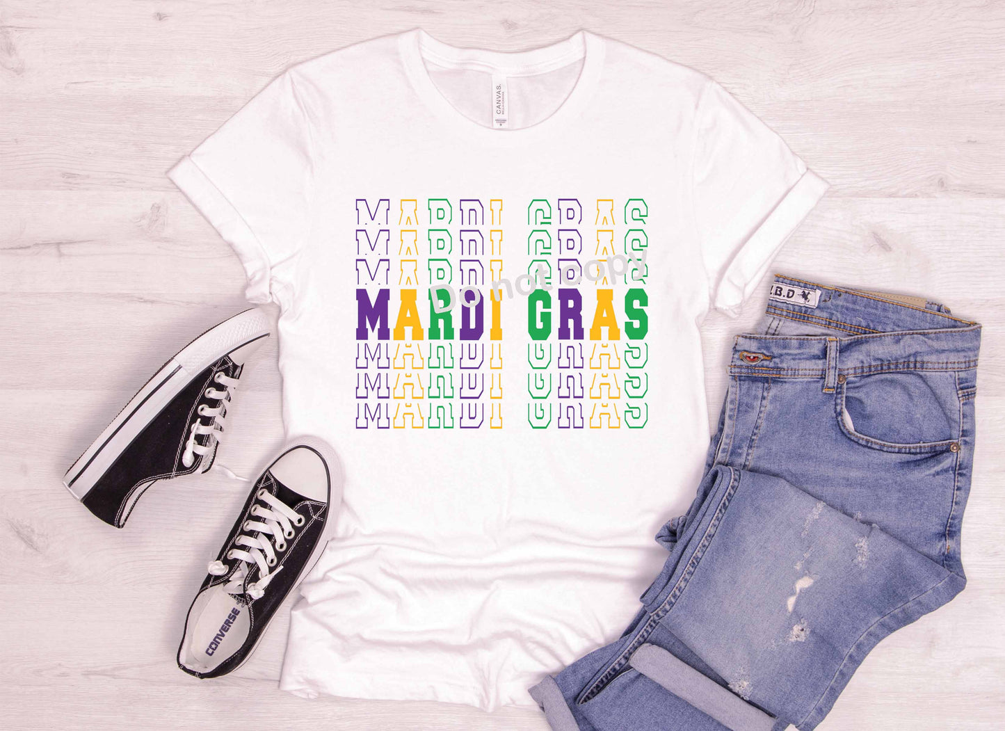 MARDI GRAS Stacked Transfer