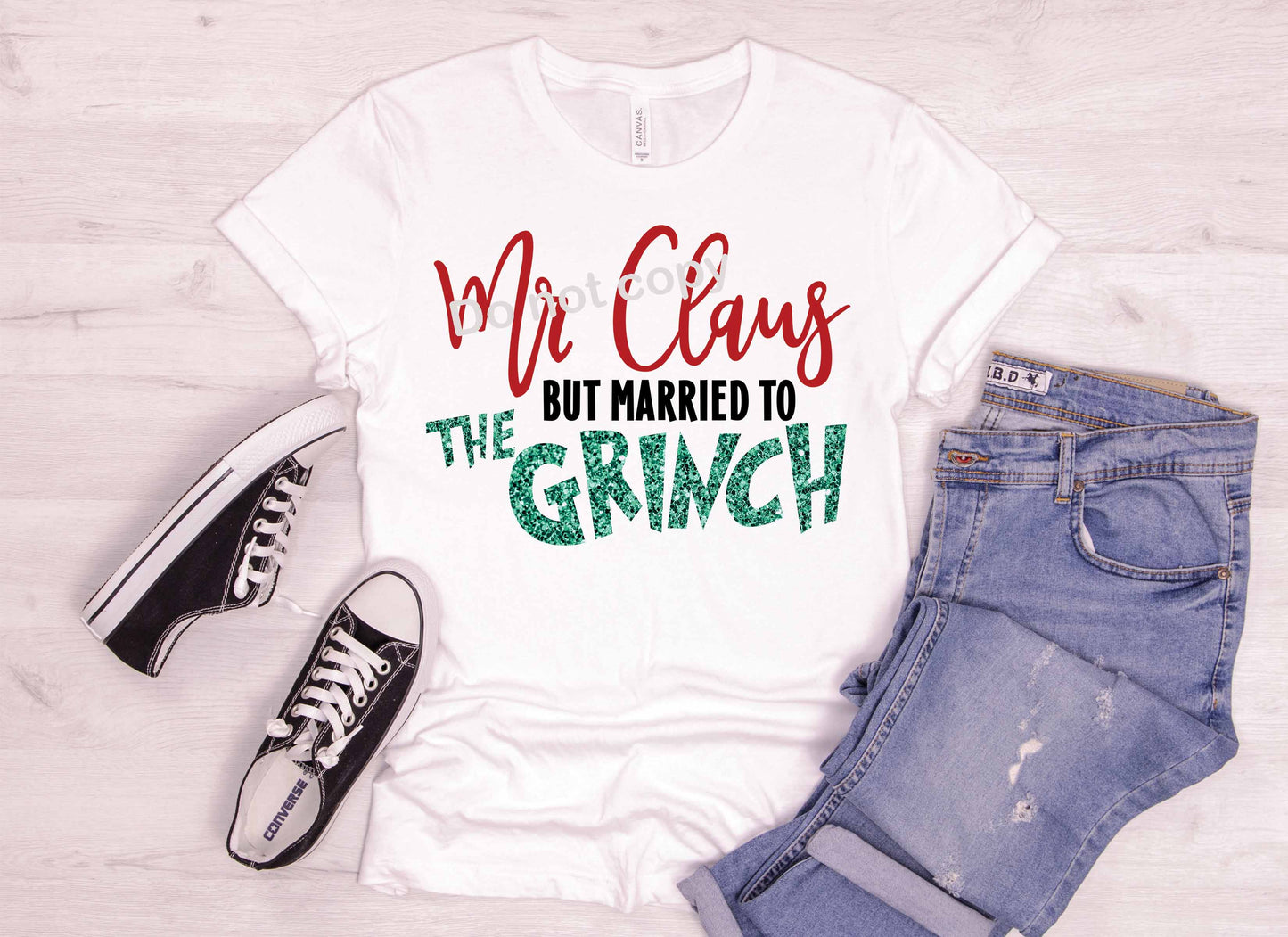 Mr CLAUS but married DTF Transfer