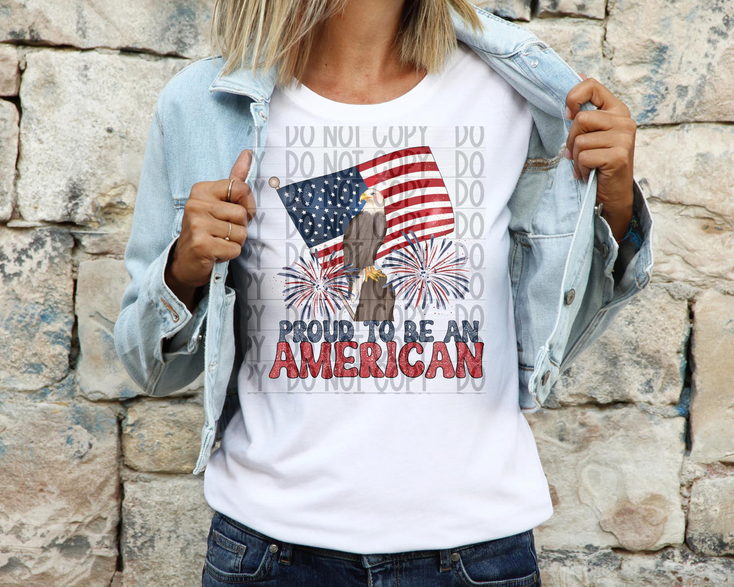 Proud to be an American DTF Transfer