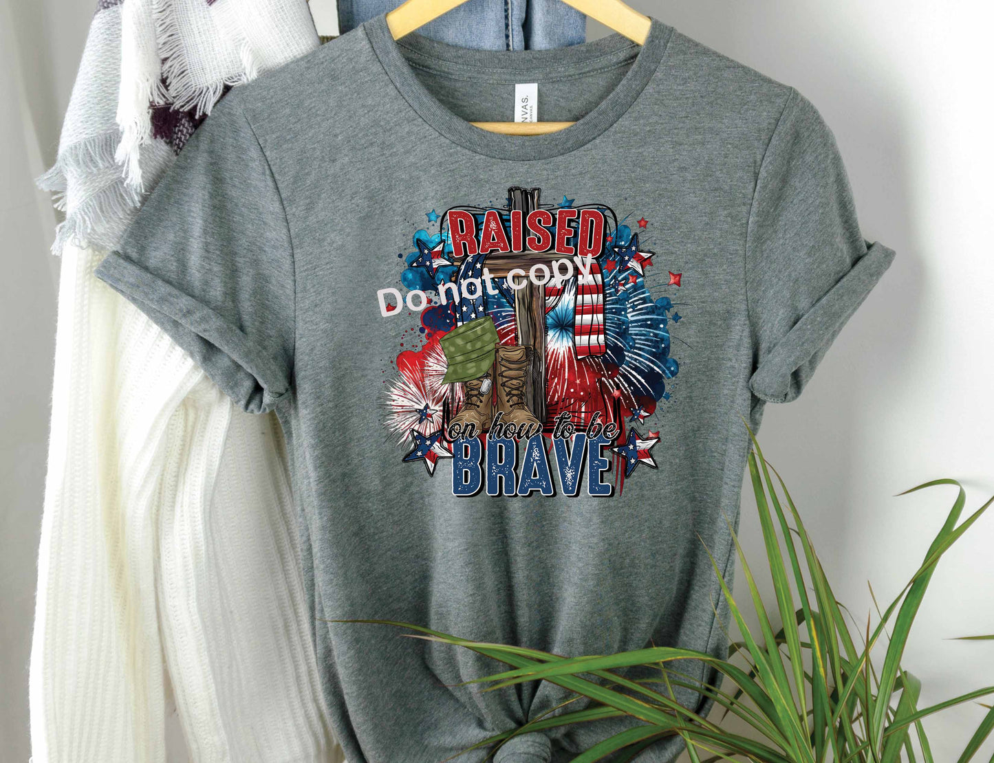 4th of July raised on the brave DTF Transfer