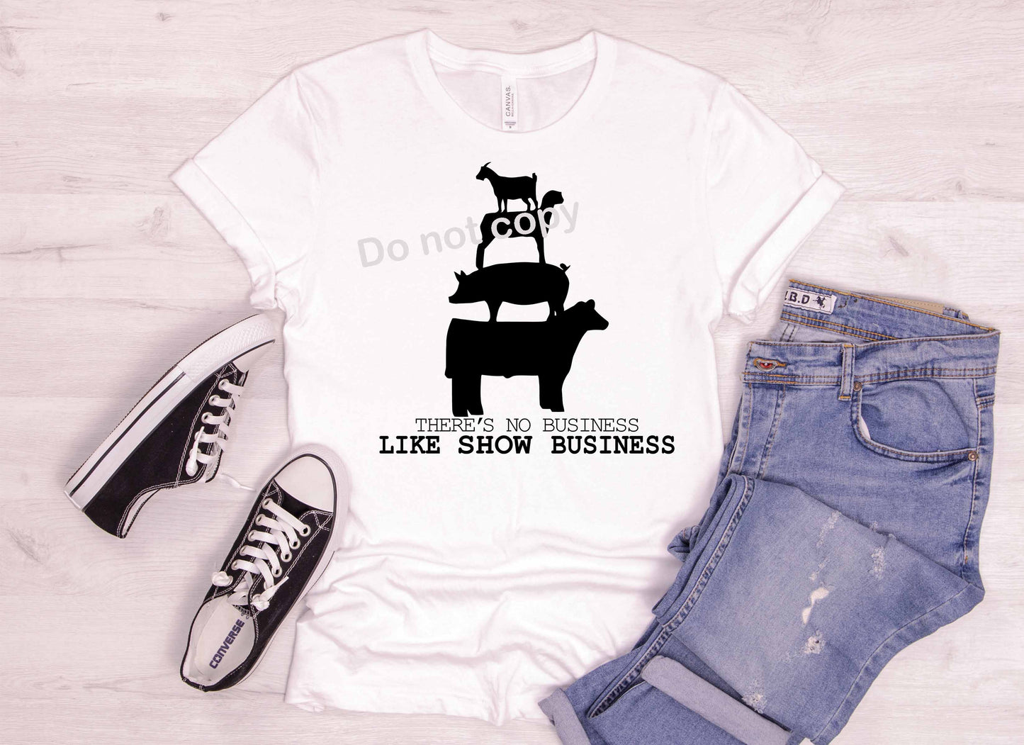 Stock show no business like show business DTF TRANSFER