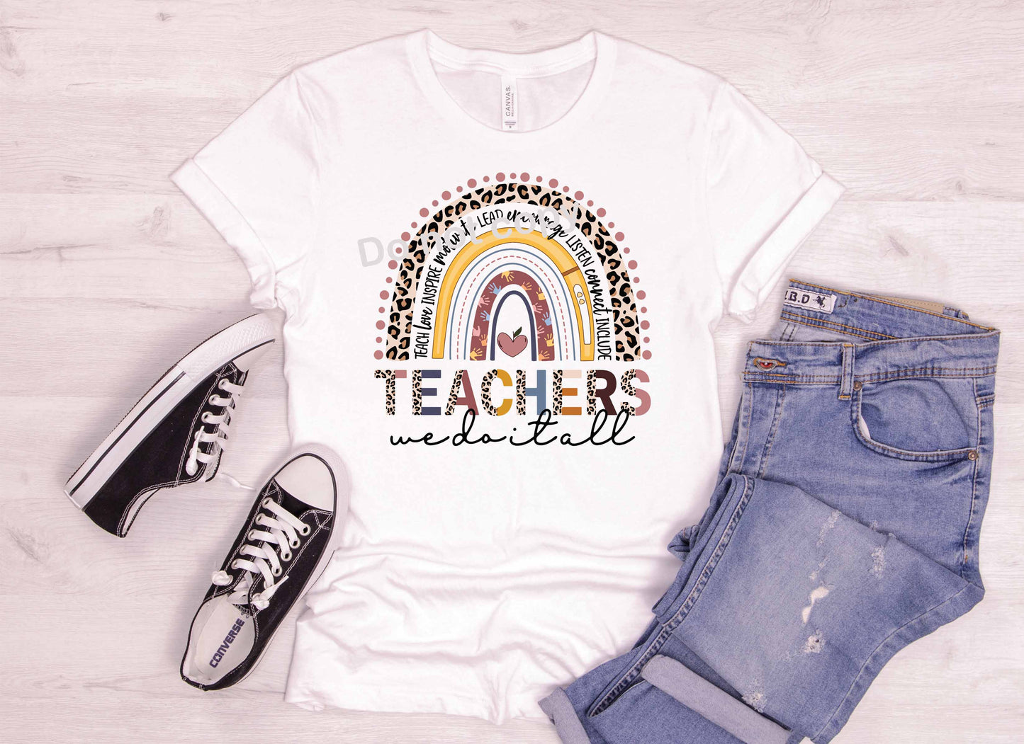 Teacher we do it all DTF Transfer