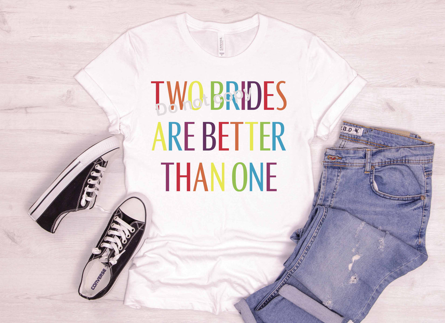 Two brides are better than 1 DTF Transfer